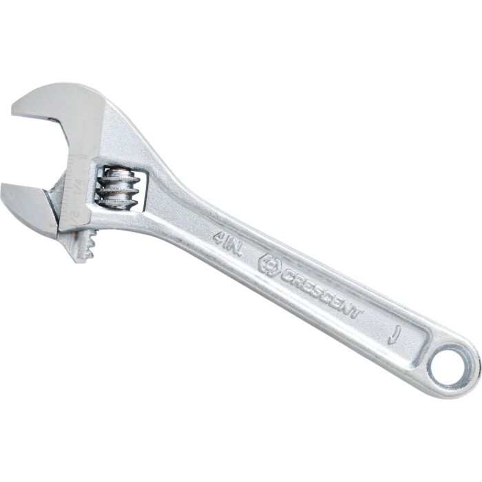 Crescent 4" Chrome Finish Adjustable Wrench