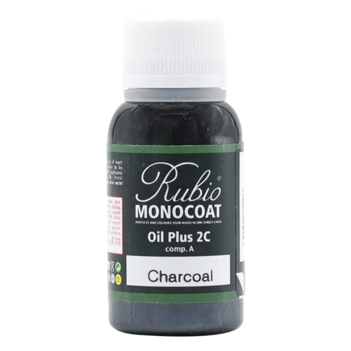 Rubio Monocoat Oil Plus 2C Part A (Charcoal) 20 mL