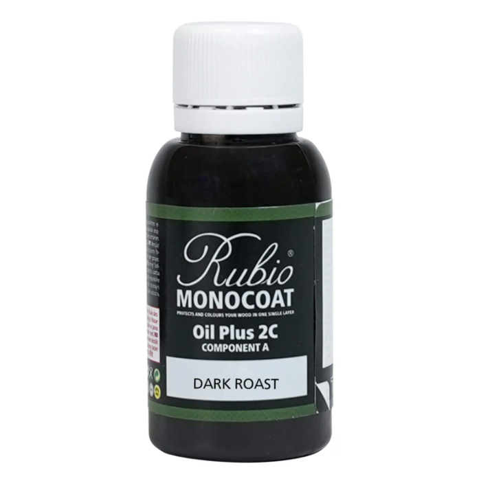 Rubio Monocoat Oil Plus 2C Part A (Dark Roast) 20 mL