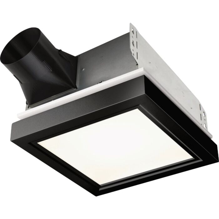 Broan Roomside Series Square Ventilation Fan w/ Light - 110 CFM