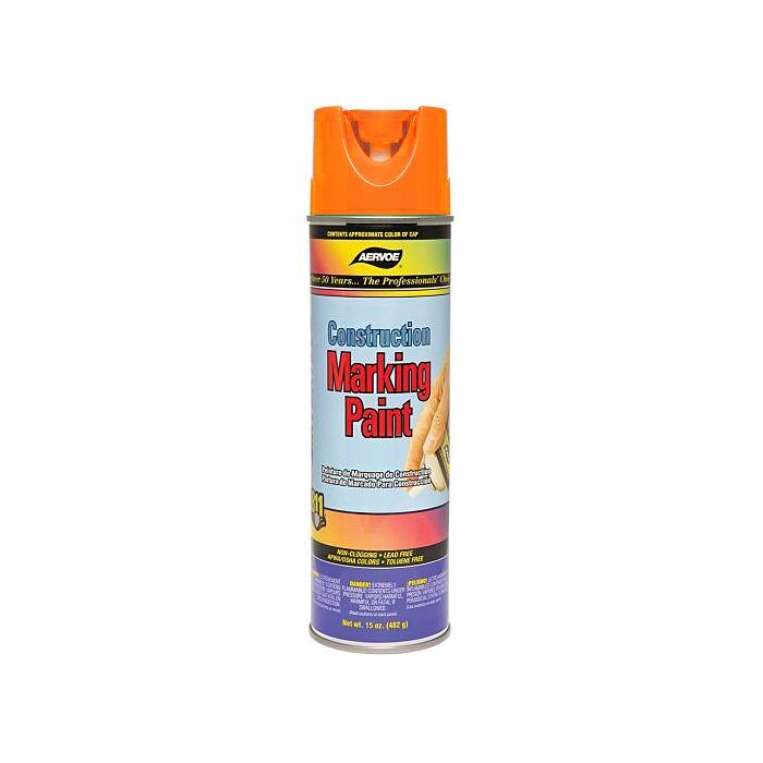 Aervoe Fluorescent Orange Marking Paint - 18 oz