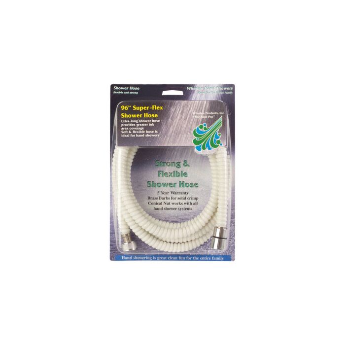Whedon Products 96 in Brass Chrome Plated Soft and Flexible Shower Hose