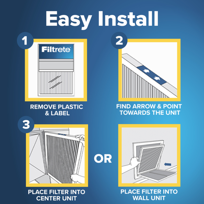 3M Filtrete™ Home Odor Reduction Filter HOME00-4, 16 in x 20 in x 1 in (40,6 cm x 50,8 cm x 2,5 cm)