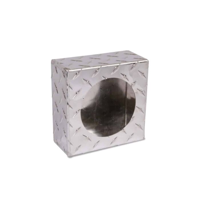 Hole Aluminum 4 in Round Lights Mounting Box