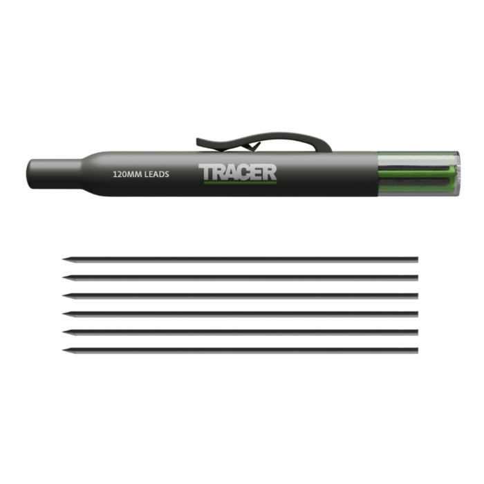 Tracer Tool Replacement Lead Holster w/ 6 2B Graphite Leads