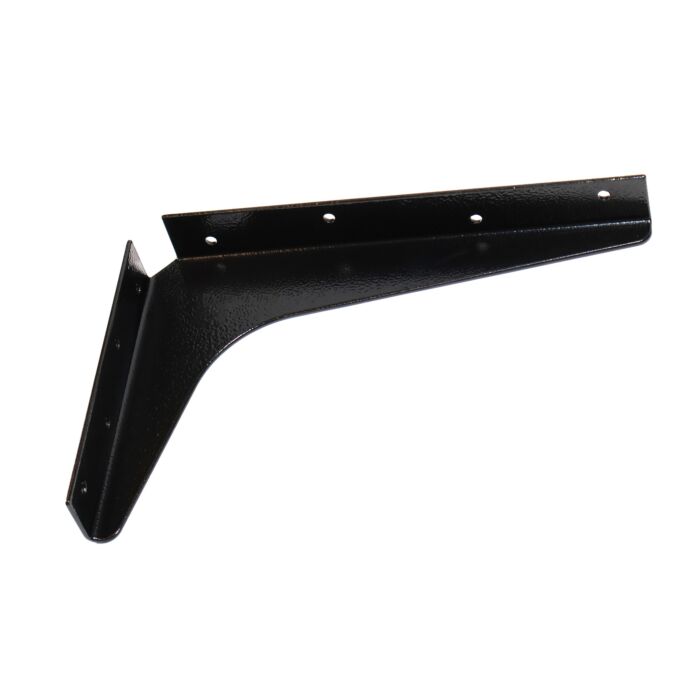 A & M Hardware 8 in 12 in Black Shelf Bracket