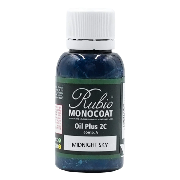 Rubio Monocoat Oil Plus 2C Part A (Midnight Sky) 20 mL