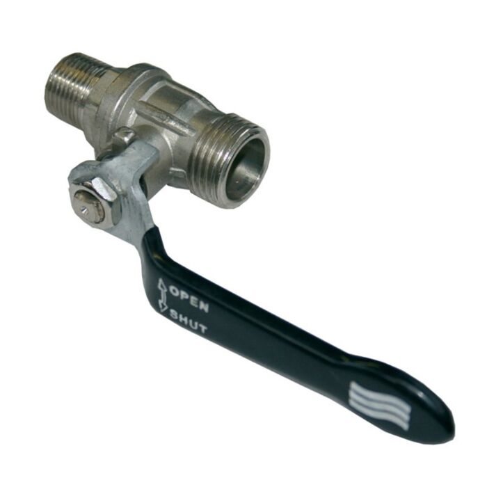 AR 3/8 in M x 1/2 in M VDR50 Regulator Outlet Ball Valve