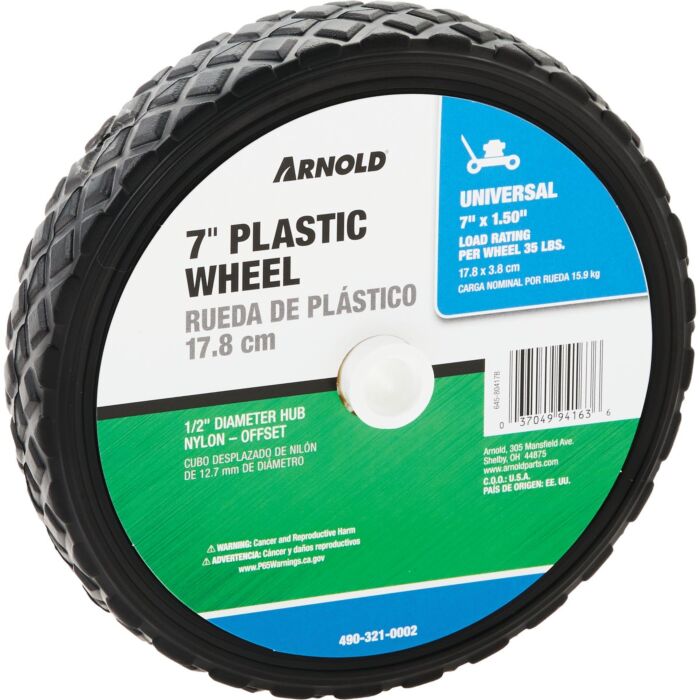 Arnold Diamond Tread Offset Hub Wheel