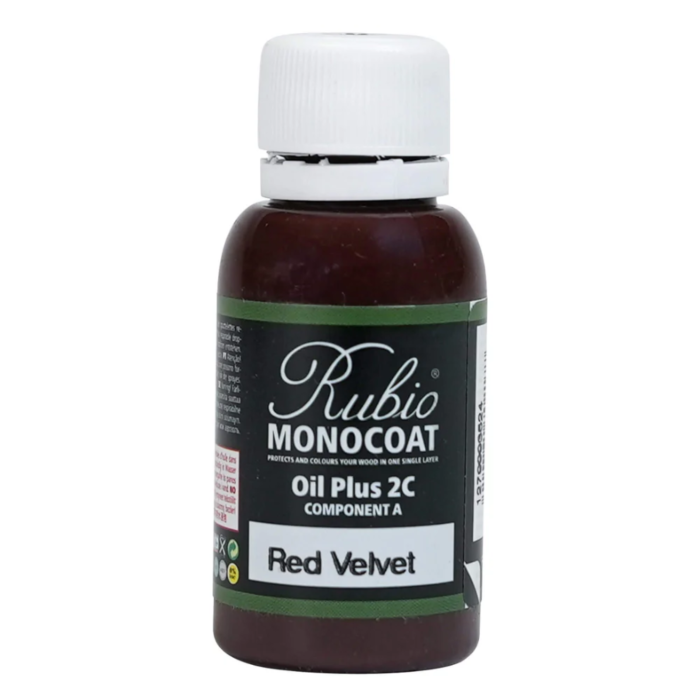 Rubio Monocoat Oil Plus 2C Part A (Red Velvet) 20 mL