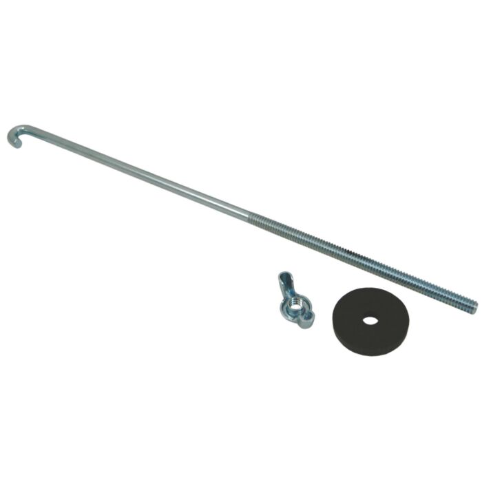 EAST PENN Steel Bolt 12 in J-Ends Battery Hold Down