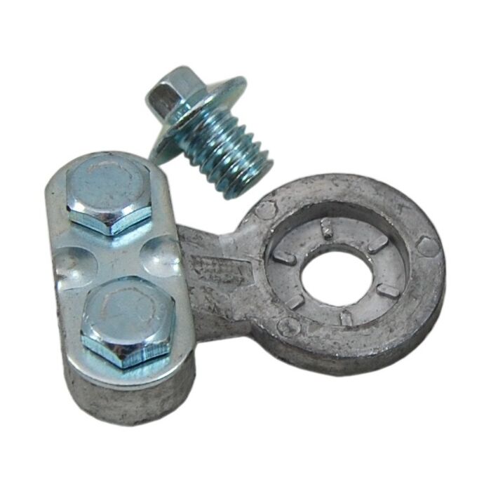 EAST PENN 6-1 Ga Heavy-Duty Universal Lead Side Battery Terminal - 3/8 in. Stud