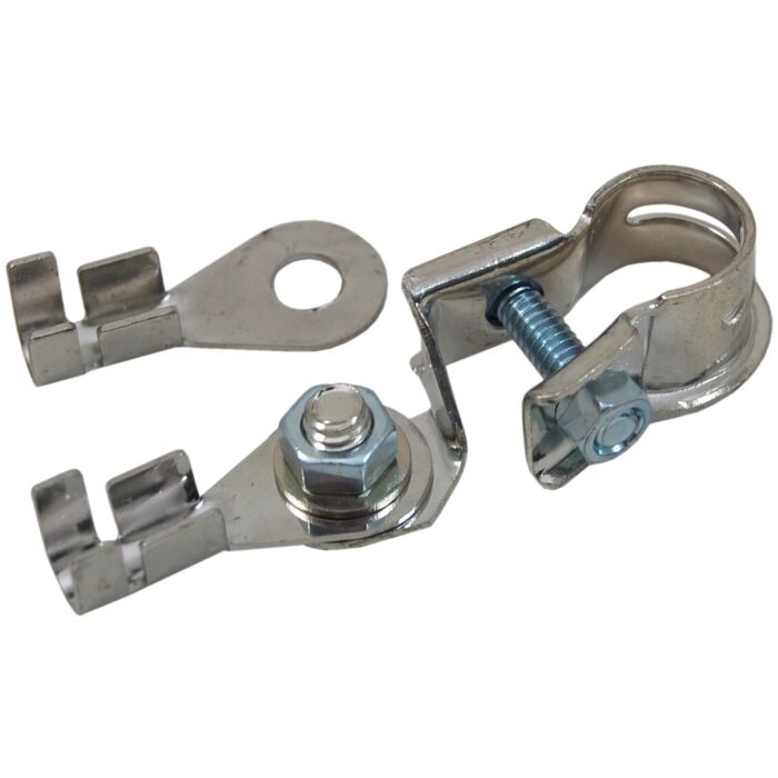 EAST PENN Brass Tin Plated 5/16 in Stud Lead Free Battery Terminal