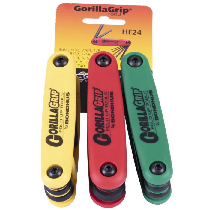 Bondhus 24 Pieces Hex ProGuard™ Fold-Up Tool