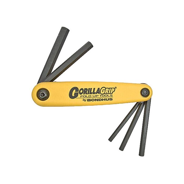 Bondhus SAE 5 Pieces 3/16-3/8 in Fold-Up Tool