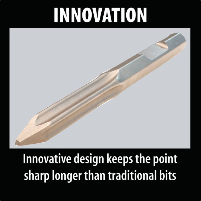 Makita Self-Sharpening Bull Point - 1-1/8 in. Hex x 16 in.