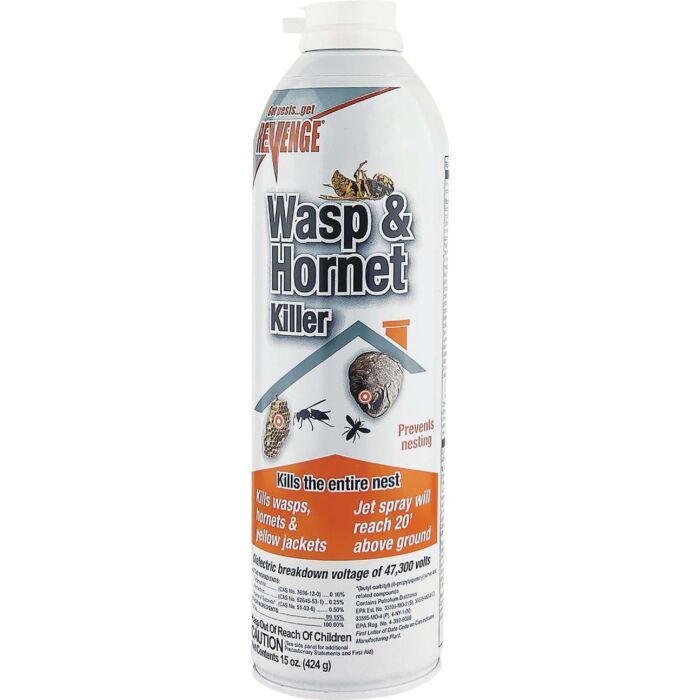Bonide REVENGE 15 Oz. Ready To Use Aerosol Spray Wasp & Hornet Killer