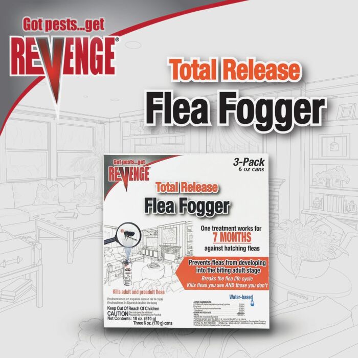 Bonide REVENGE Indoor Flea Fogger - Thumbnail 2