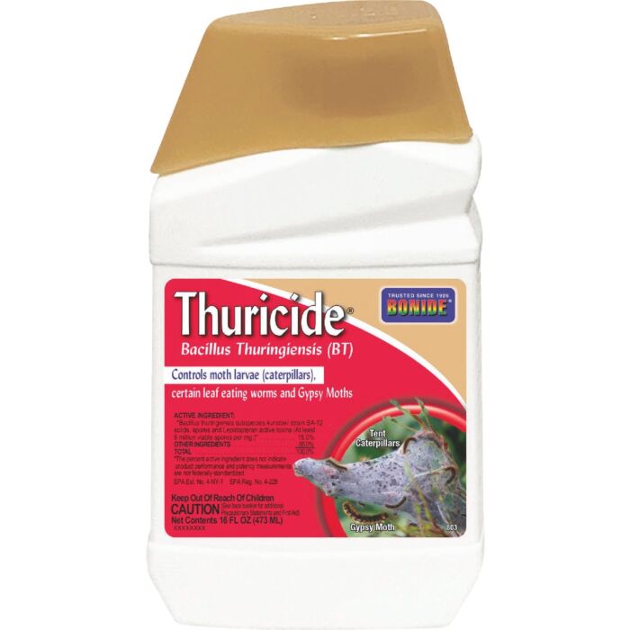 Bonide Thuricide BT 16 Oz. Concentrate Caterpillar, Worm, & Moth Control
