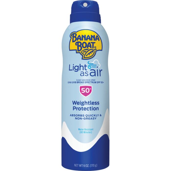 Banana Boat Light as Air SPF 50 Sunscreen Spray - 6 oz
