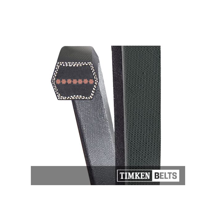 Timken Belts BB 127.2 in Synthetic Rubber Double Angle Hexagonal V-Belt