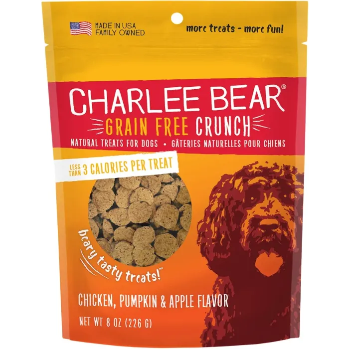 Charlee Bear Grain-Free Crunch (Chicken, Pumpkin, & Apple Flavor) 8 oz