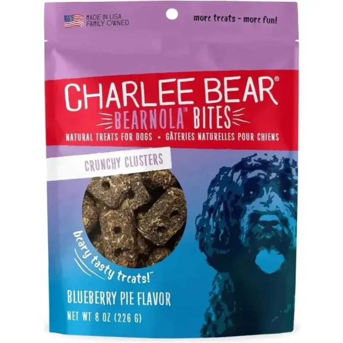 Charlee Bear Bearnola Bites (Blueberry Pie) 8 oz