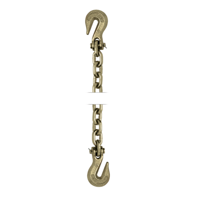 Peerless 3/8 in 14 ft Yellow Zinc Transport Chain