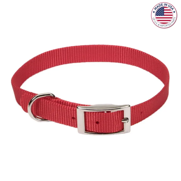 Coastal® 00301 RED12 3/8 in × 12 in Collar Varies Dog Collar