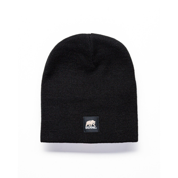 BERNE Heritage Knit Beanie (Black)