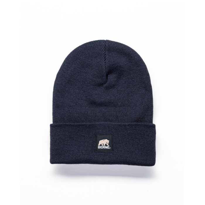 BERNE Heritage Knit Cuff Beanie (Navy)