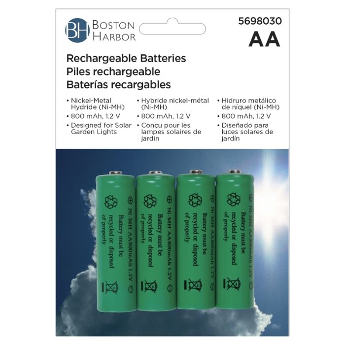 Boston Harbor Rechargable AA Battery (4pk)