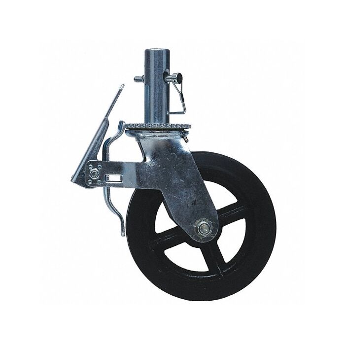 Cast Iron 8 in. Wheel w/ 4 in. Stem