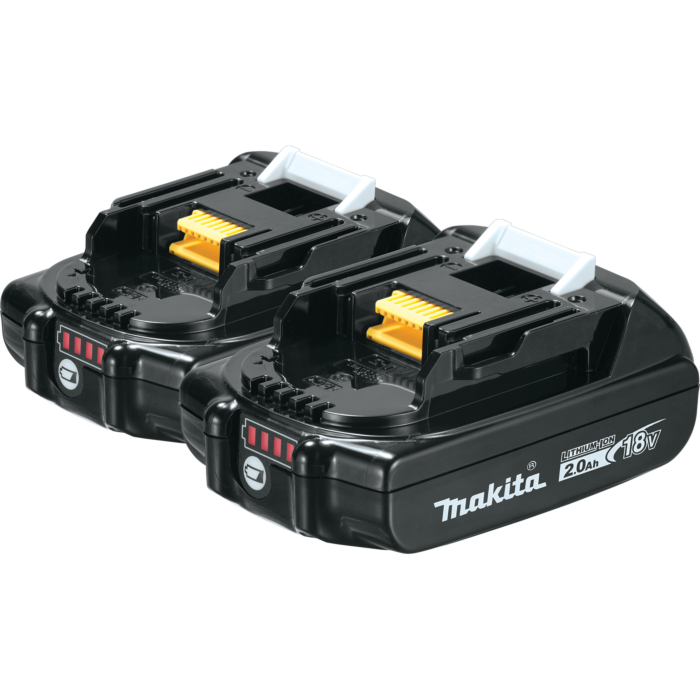 Makita 18V LXT® Lithium-Ion Compact 2.0Ah Battery, 2/pk