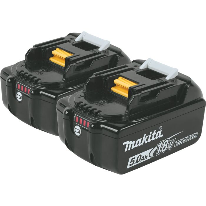 Makita 18V LXT® Lithium-Ion 5.0Ah Battery, 2/pk