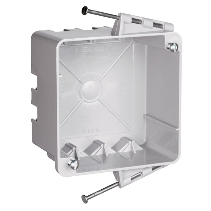 Pass & Seymour 4-inch Square Box with Threaded Mounting Holes