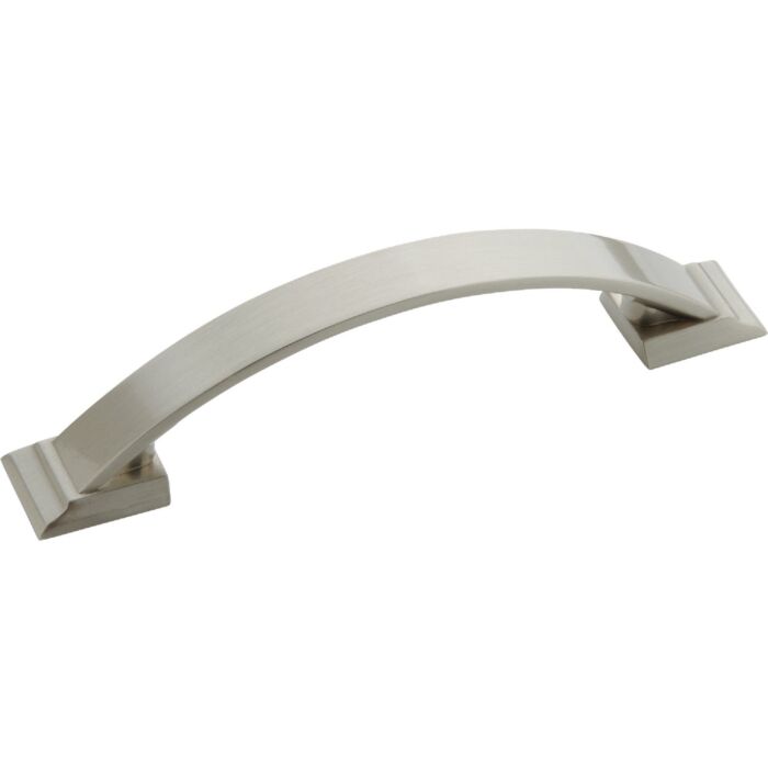 Amerock Candler 3.75 In. Satin Nickel Cabinet Drawer Pull