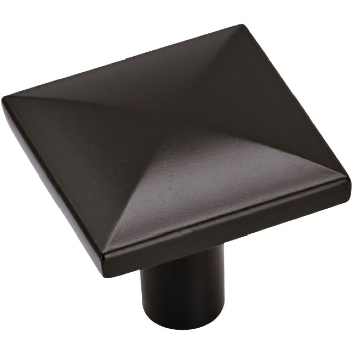 Amerock Extensity Square Matte Black Cabinet Knob