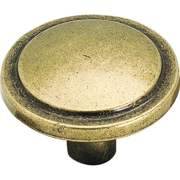 Amerock Everyday Heritage Harmony Burnished Brass Cabinet Knob