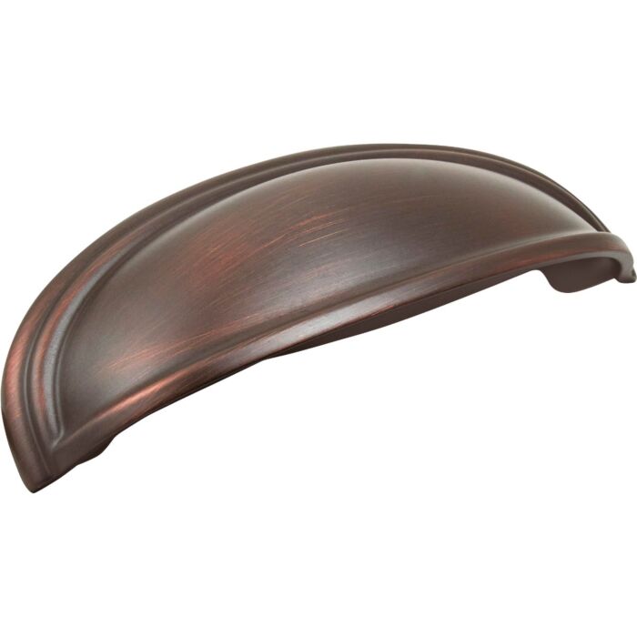 Amerock Ashby 3 & 4 In. Oil-Rubbed Bronze Cup Cabinet Drawer Pull
