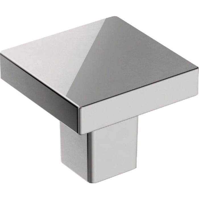 Amerock Monument Square Cabinet Knob (Polished Chrome) 1-3/16 in.