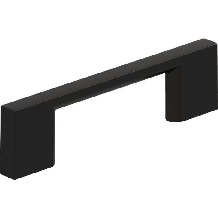 Amerock Everyday Basics Cityscape Cabinet Pull (Matte Black) 3 in.