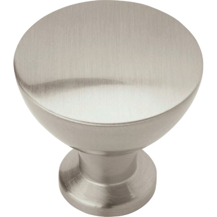 Amerock Everyday Basics Grail Cabinet Knob (Satin Nickel) 1-1/4 in.