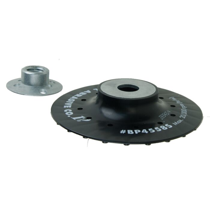 Pearl Abrasives Backup Pad for Fiber Disc Spiral Faced 4-1/2 x 5/8-11 BP4558S