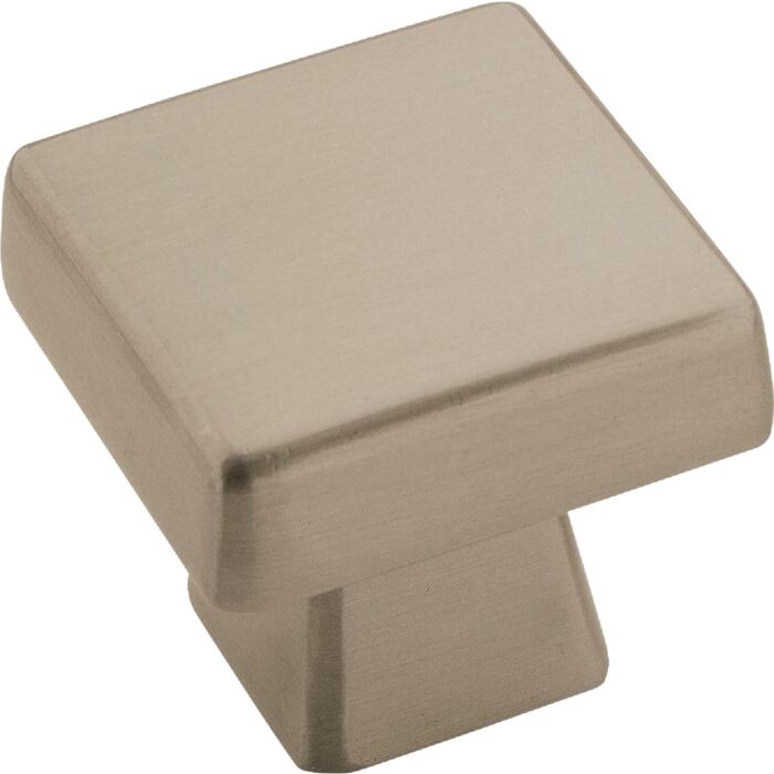 Amerock Blackrock Square Knob (Satin Nickel) 1-3/16 in.