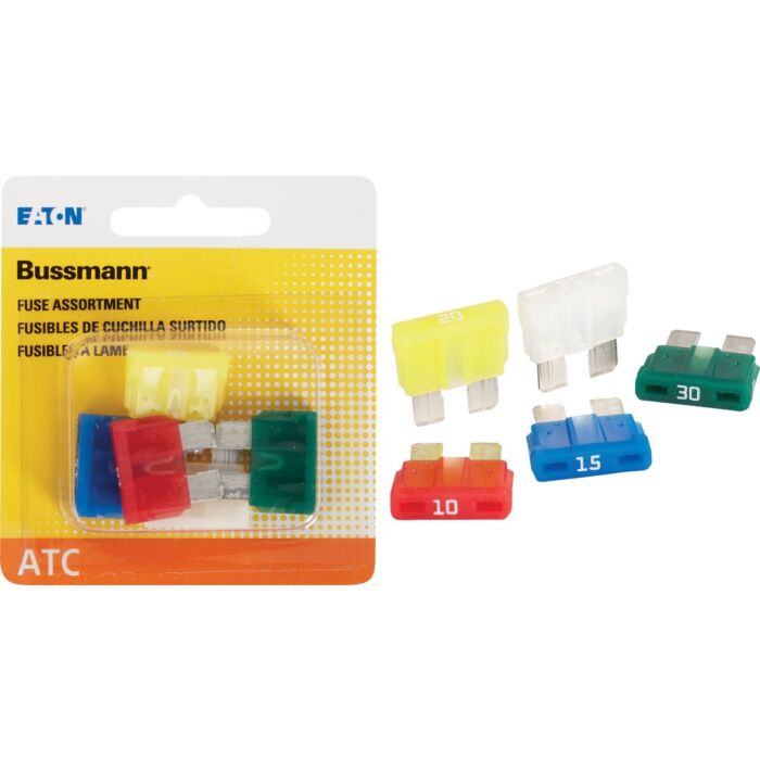 thumbnail image 2 of Bussmann ATC-40 Auto Fuse 5-Pack – 40 Amp Blade Fuse For Car, Truck & Marine Electrical Systems 2 of 10