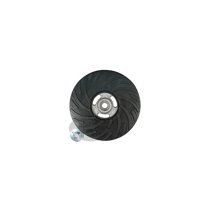 Pearl Abrasives Heavy Duty Rubber Backup Pad for Turbo Cut Discs 4-1/2" x 5/8"-11 Center Nut