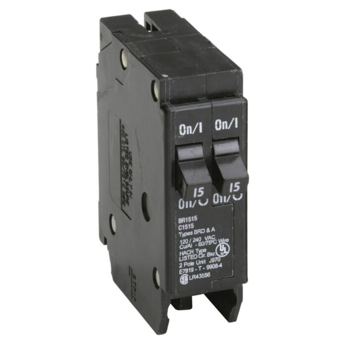 Cutler-Hammer Type BR 1-Inch Plug-On Circuit Breaker
