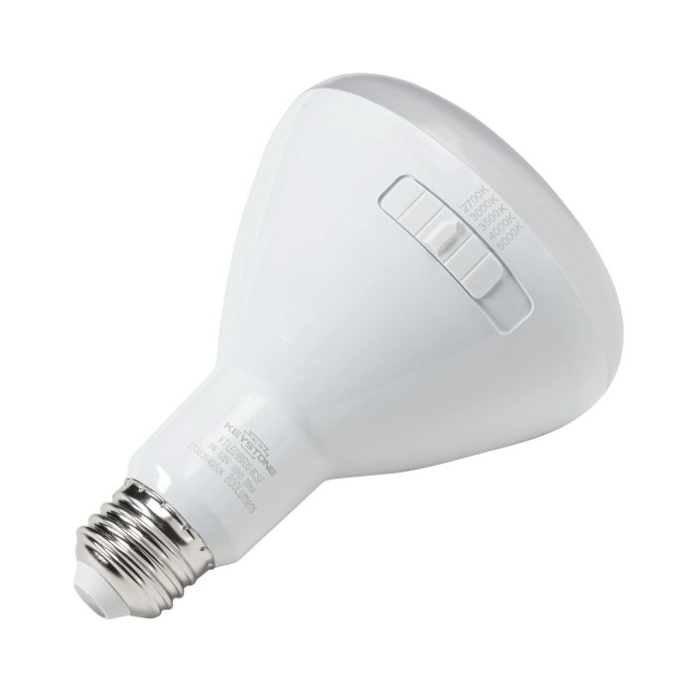 Keystone 9W LED BR30 Lamp, 2700/3000/3500/4000/5000K