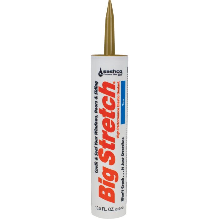 Sashco Big Stretch Acrylic Elastomeric Caulk (Tan) 10.5 oz